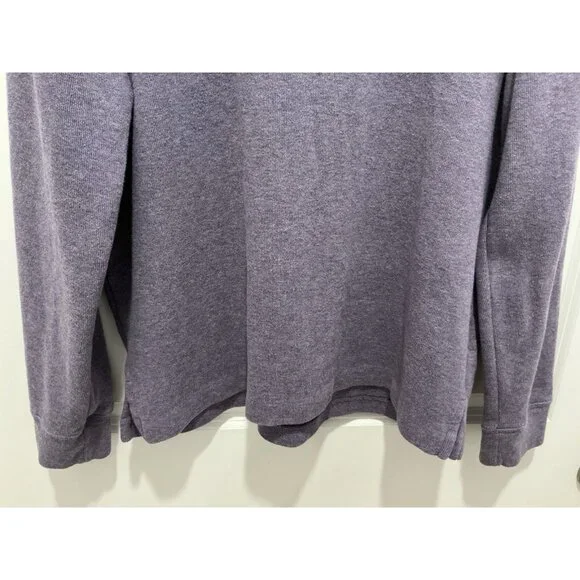 Polo Ralph Lauren 1/4 Zip Pullover Size Large Men's Purple Long Sleeve - Picture 4 of 8